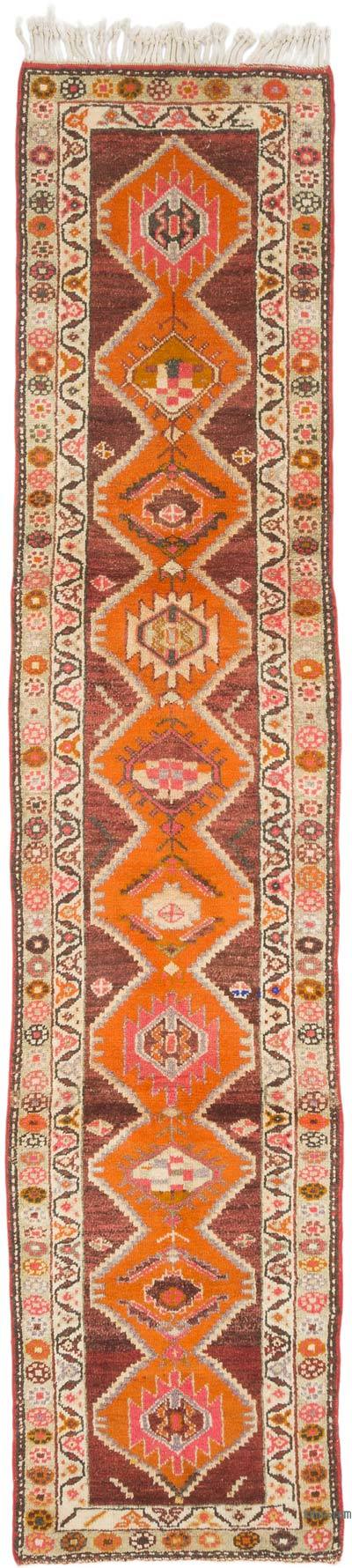 Alfombra Vintage de pasillo - 84 cm x 373 cm