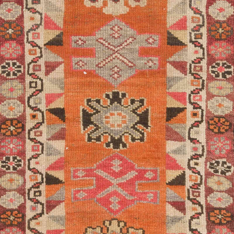 Vintage Tribal Runner Rug - 2' 11" x 10' 11" (35" x 131") - K0070908
