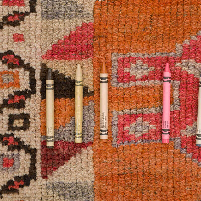Vintage Tribal Runner Rug - 2' 11" x 10' 11" (35" x 131") - K0070908