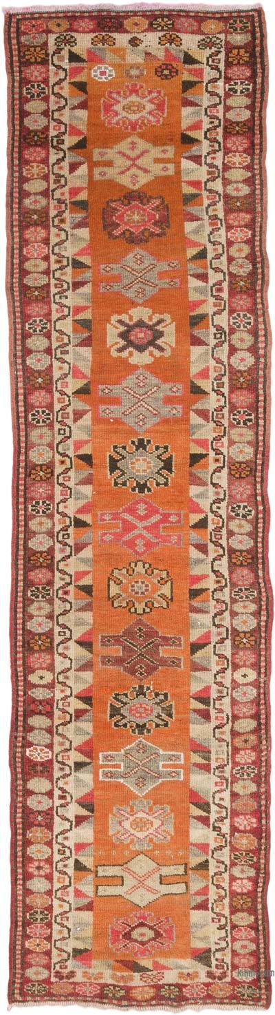 Vintage Anadolu Yolluk - 89 cm x 332 cm