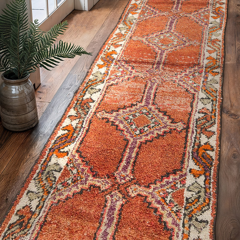 Vintage Anadolu Yolluk - 100 cm x 336 cm - K0070911