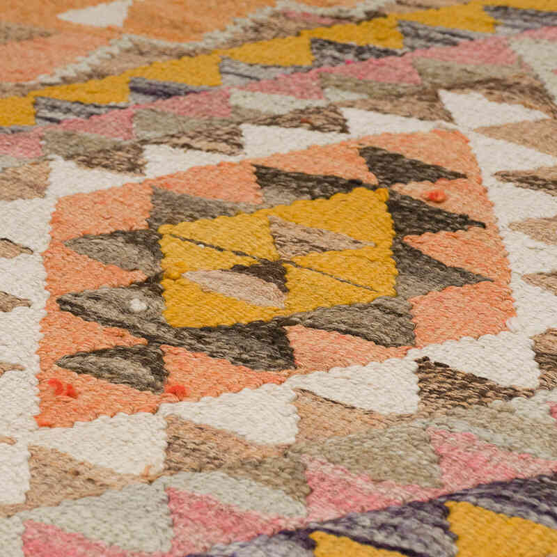 Alfombra Kilim Tribal Vintage - 95 cm x 350 cm - K0070912