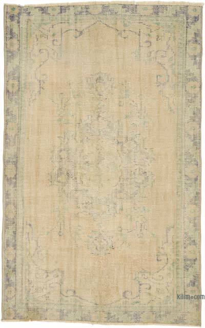 Alfombra Vintage Turca Anudada a Mano - 158 cm x 251 cm