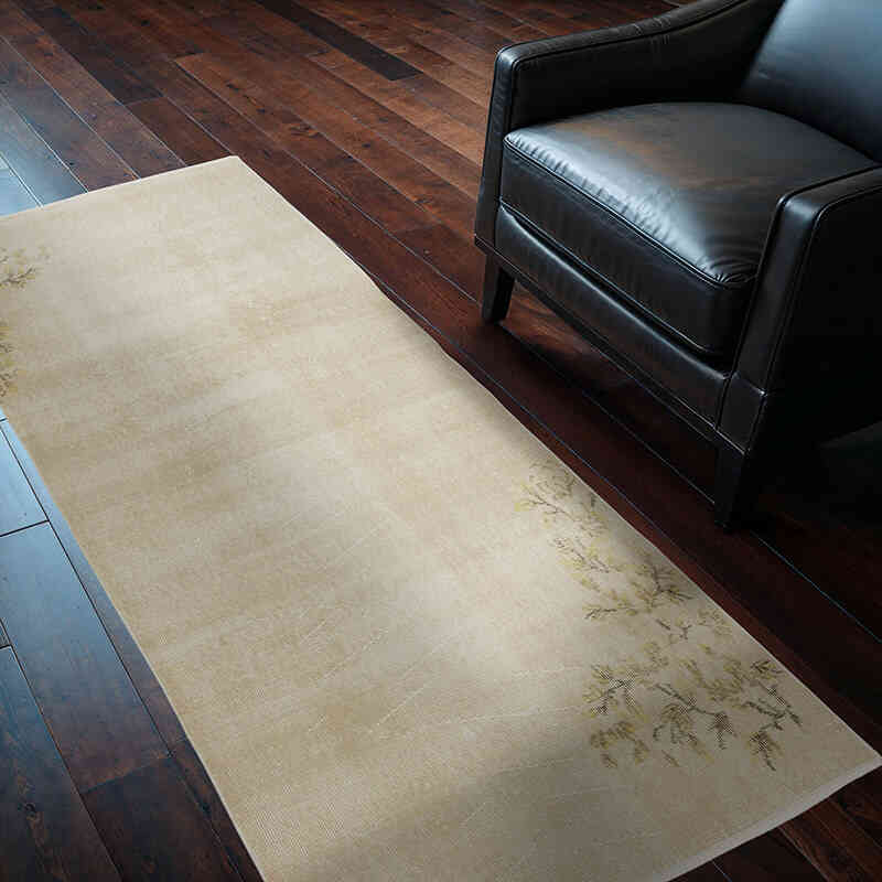 Vintage Turkish Hand-Knotted Rug - 3' 3" x 6' 9" (39" x 81") - K0070935