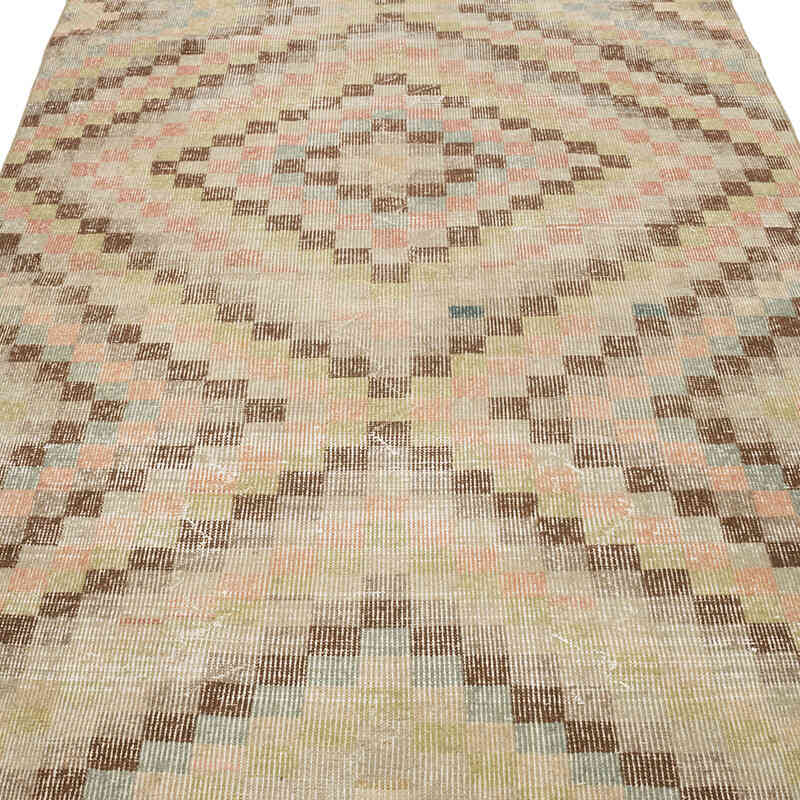 Vintage Turkish Hand-Knotted Rug - 4' 8" x 7' 10" (56" x 94") - K0070942