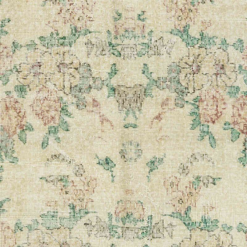 El Dokuma Vintage Halı - 107 cm x 196 cm - K0070943