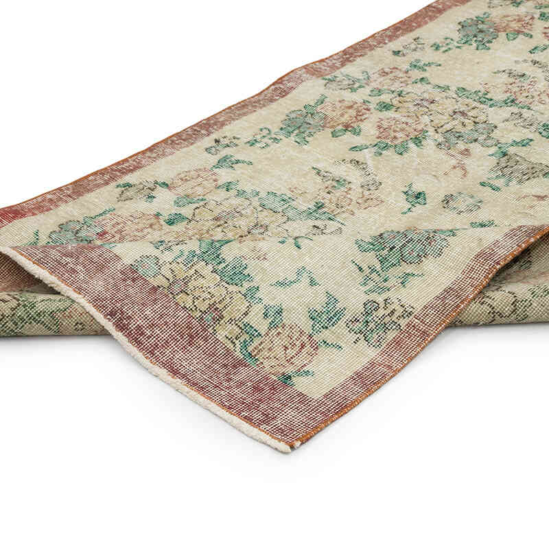 El Dokuma Vintage Halı - 107 cm x 196 cm - K0070943