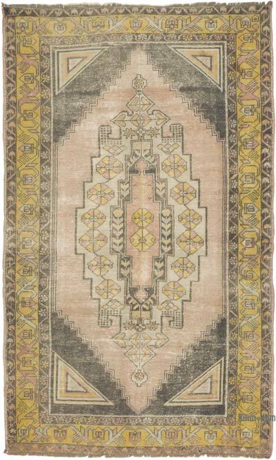 Vintage Turkish Hand-Knotted Rug - 3' 10" x 6' 4" (46" x 76")