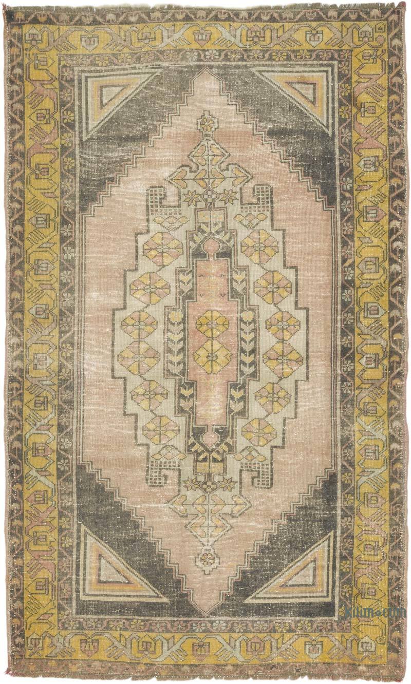 El Dokuma Vintage Halı - 117 cm x 194 cm - K0070945