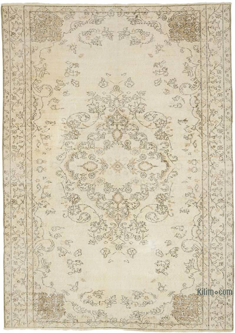 Vintage Turkish Hand-Knotted Rug - 5' 9" x 8'  (69" x 96") - K0070948