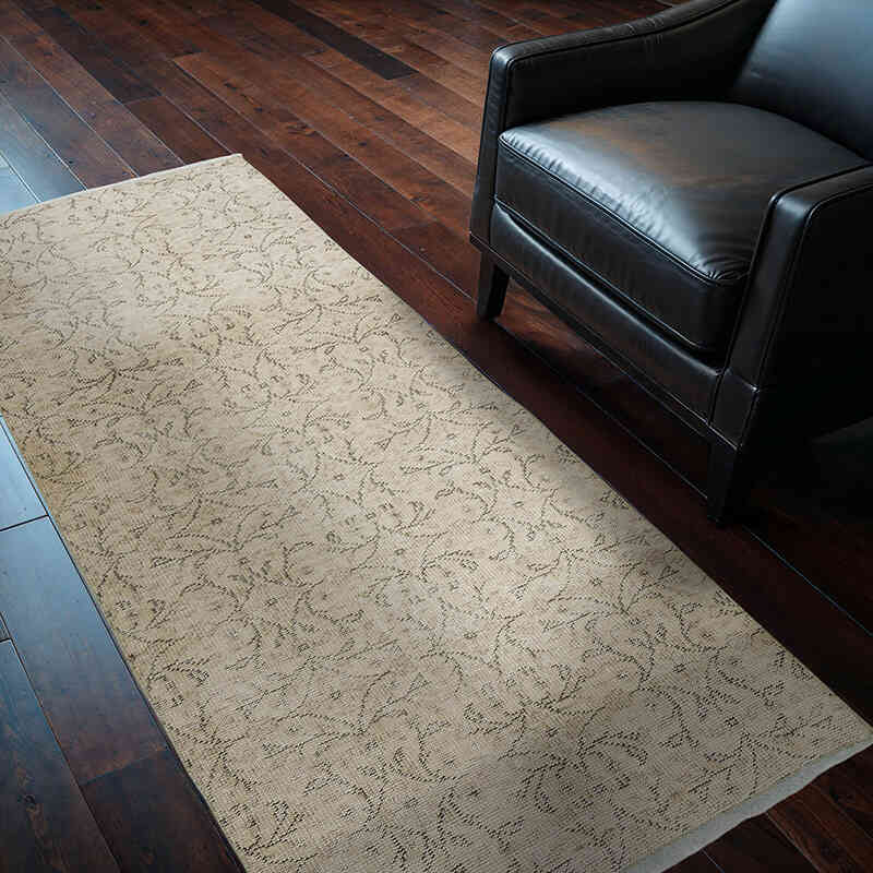 El Dokuma Vintage Halı - 97 cm x 197 cm - K0070949