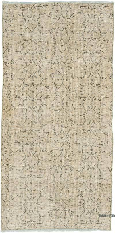 El Dokuma Vintage Halı - 97 cm x 197 cm