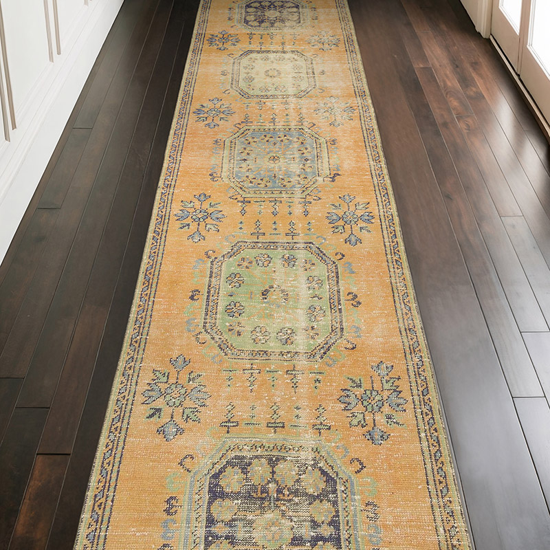 Alfombra Turca Vintage De Pasillo - 105 cm x 345 cm - K0070950