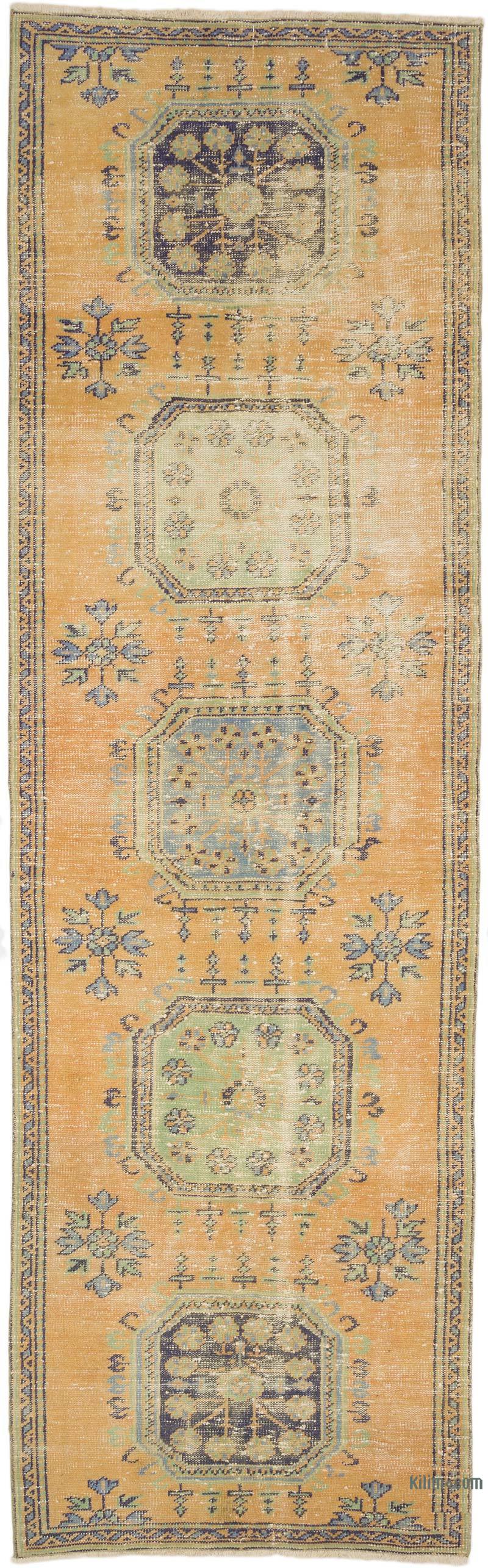 Alfombra Turca Vintage De Pasillo - 105 cm x 345 cm - K0070950