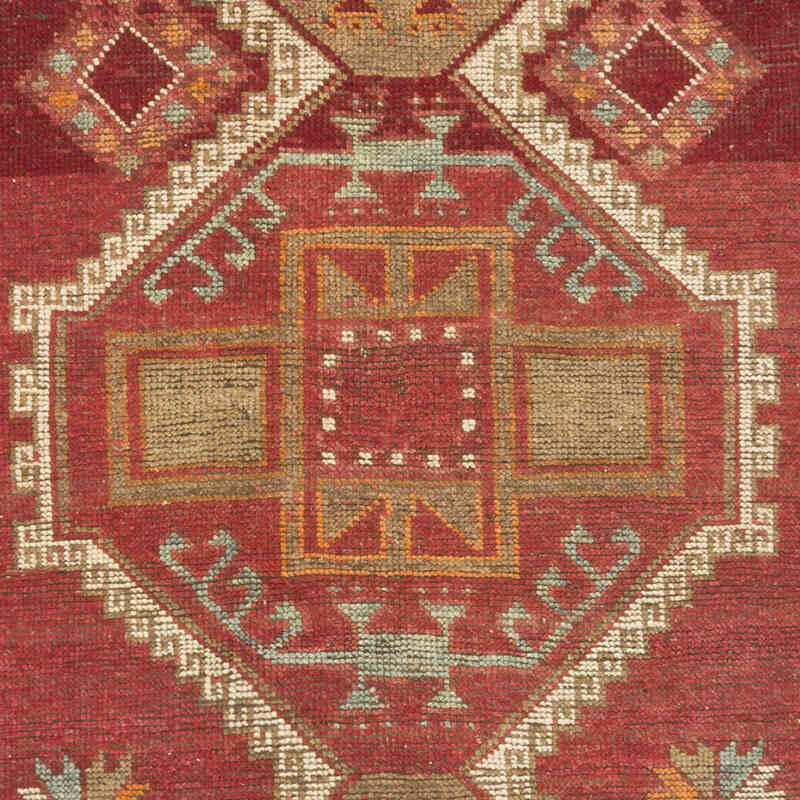 Vintage Turkish Hand-Knotted Runner - 4'  x 10' 5" (48" x 125") - K0070952