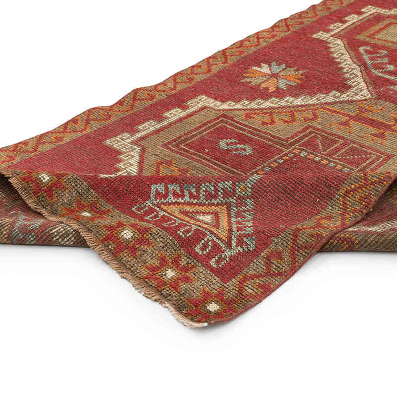 Vintage Turkish Hand-Knotted Runner - 4'  x 10' 5" (48" x 125") - K0070952