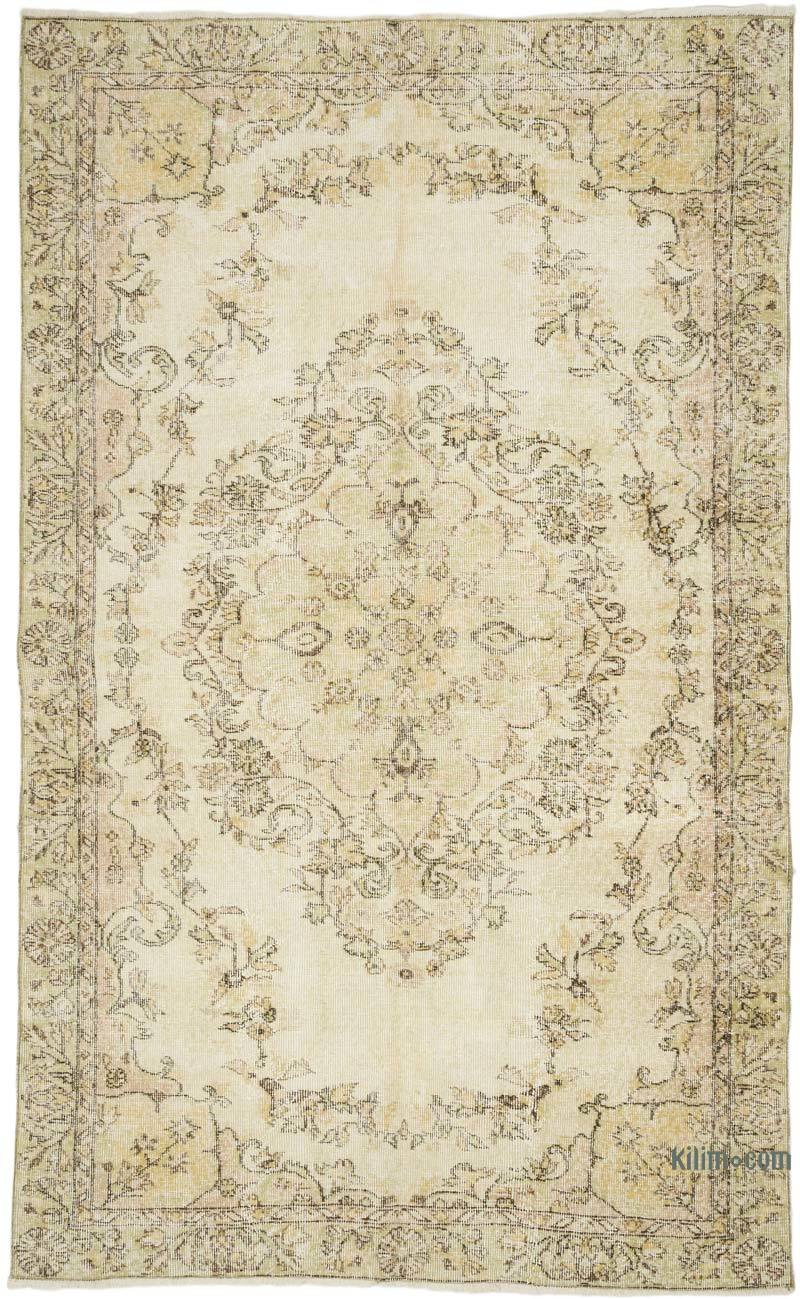 Alfombra Vintage Turca Anudada a Mano - 166 cm x 271 cm - K0070954