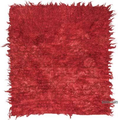 Vintage Filikli Tulu Rug - 5'  x 5' 3" (60" x 63")