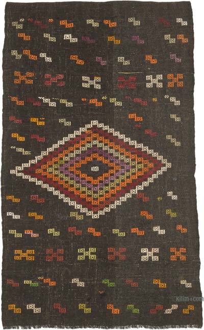 Vintage Anatolian Kilim Rug - 5' 3" x 8' 5" (63" x 101")