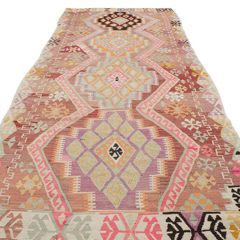 Vintage Tribal Kilim Runner - 4' 6" x 10' 10" (54" x 130") - K0070982