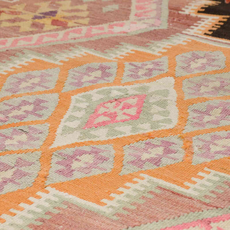 Vintage Tribal Kilim Runner - 4' 6" x 10' 10" (54" x 130") - K0070982
