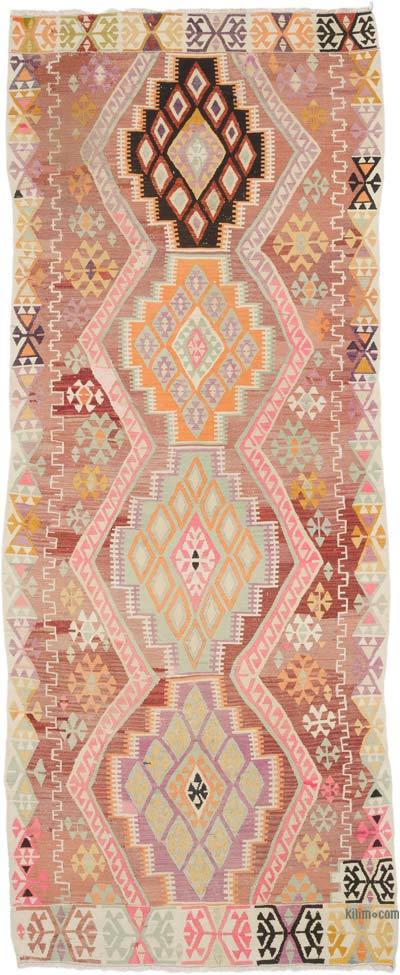 Alfombra Kilim Tribal Vintage - 138 cm x 331 cm