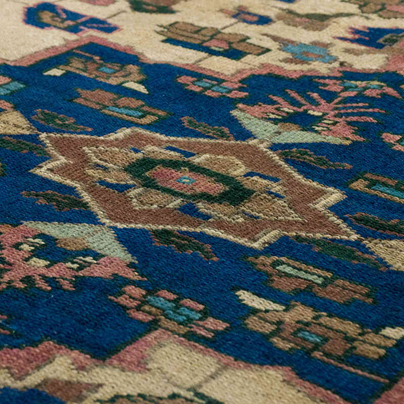 Alfombra Vintage Turca Anudada a Mano - 127 cm x 261 cm - K0070984