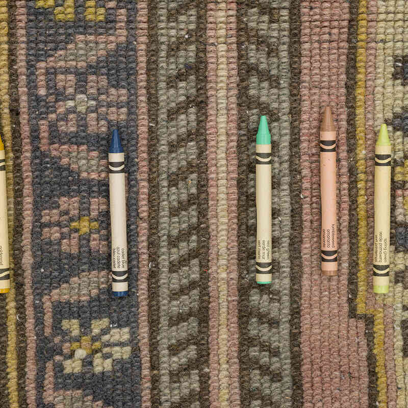 Alfombra Vintage Turca Anudada a Mano - 157 cm x 257 cm - K0070990