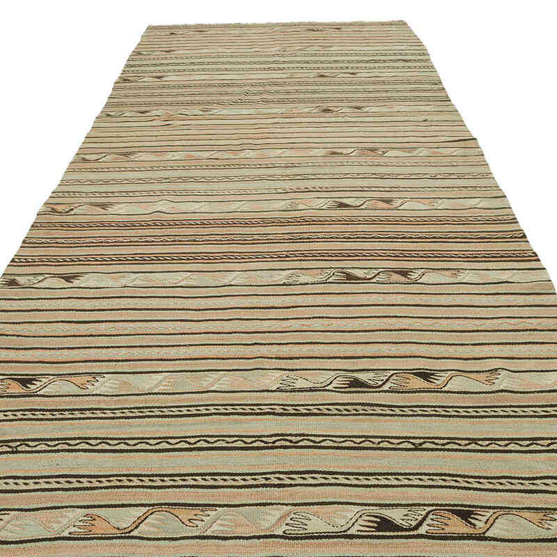 Alfombra Vintage Kilim Turca - 142 cm x 371 cm - K0070996
