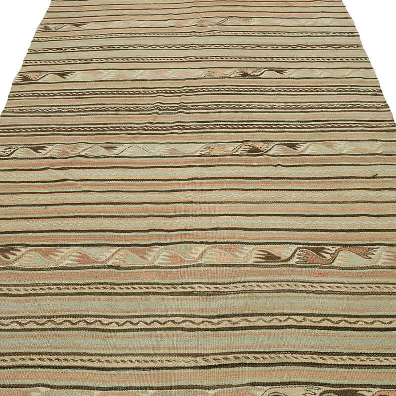 Alfombra Vintage Kilim Turca - 142 cm x 371 cm - K0070996