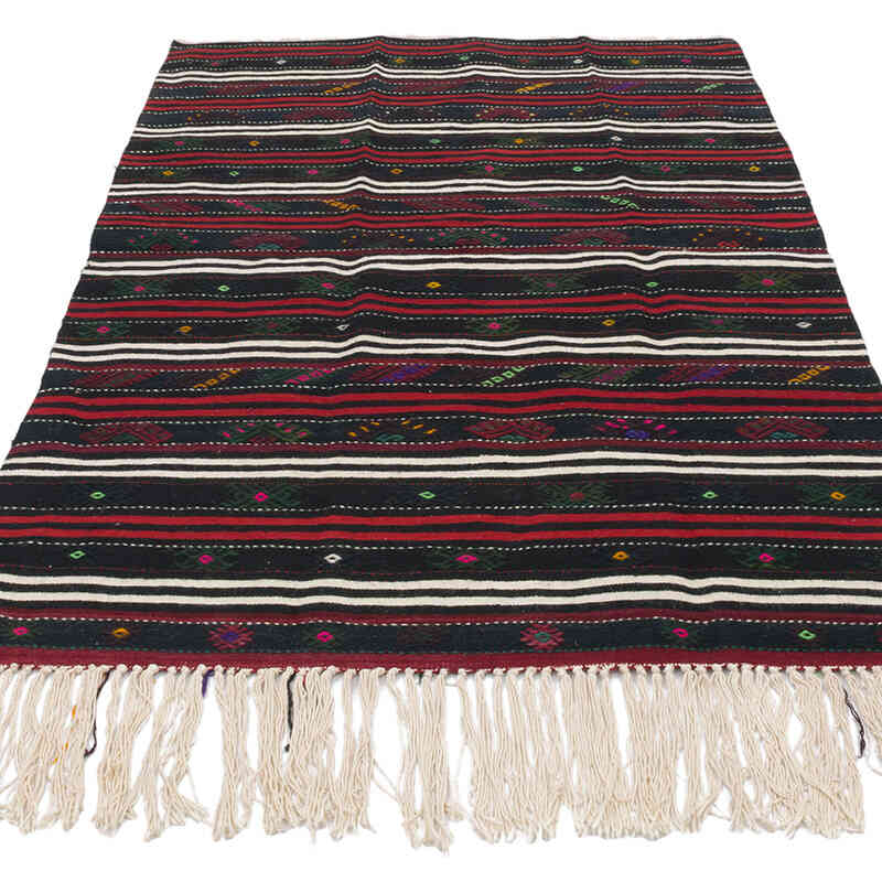 Alfombra Vintage Kilim Turca - 110 cm x 155 cm - K0071005