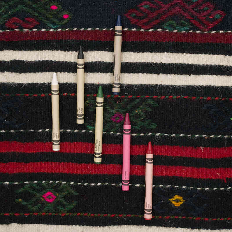Alfombra Vintage Kilim Turca - 110 cm x 155 cm - K0071005