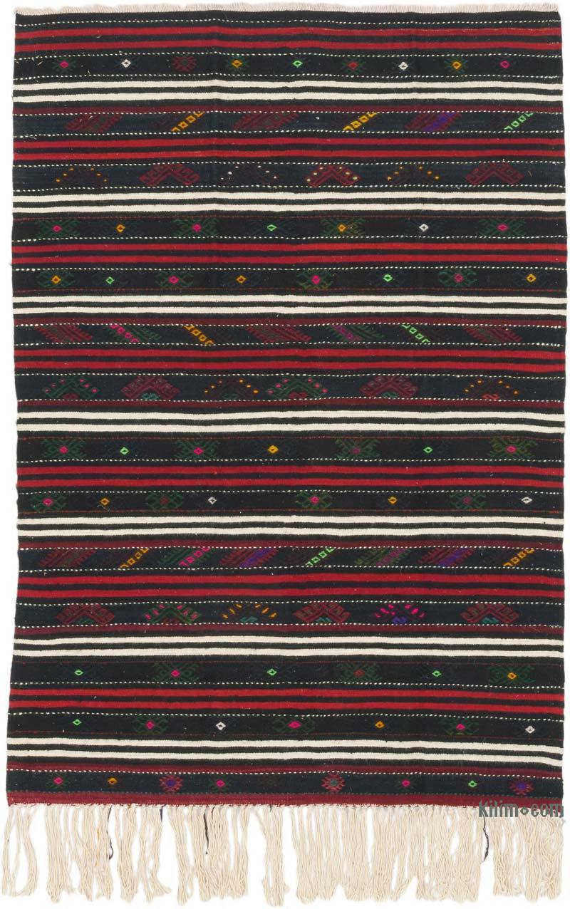 Alfombra Vintage Kilim Turca - 110 cm x 155 cm - K0071005