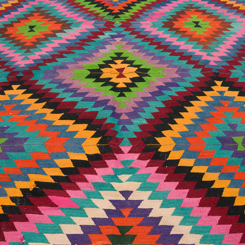 Alfombra Vintage Kilim Turca - 205 cm x 287 cm - K0071007