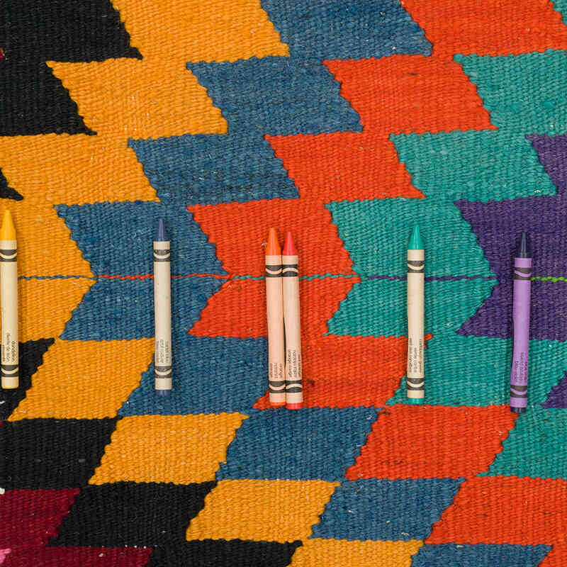 Alfombra Vintage Kilim Turca - 205 cm x 287 cm - K0071007