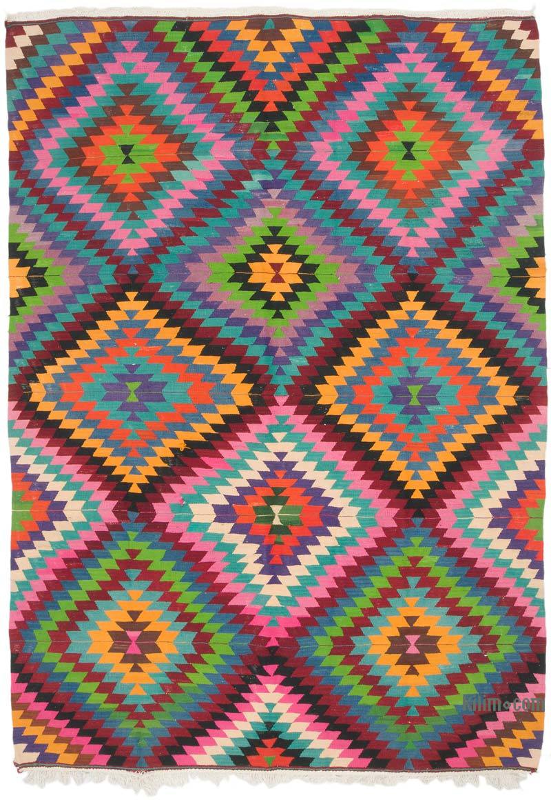 Alfombra Vintage Kilim Turca - 205 cm x 287 cm - K0071007