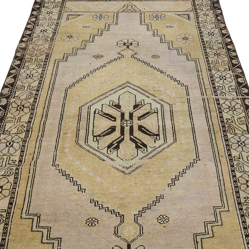 El Dokuma Vintage Halı - 123 cm x 237 cm - K0071009