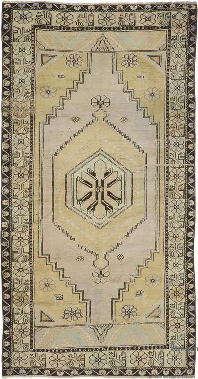Vintage Turkish Hand-Knotted Rug - 4'  x 7' 9" (48" x 93")