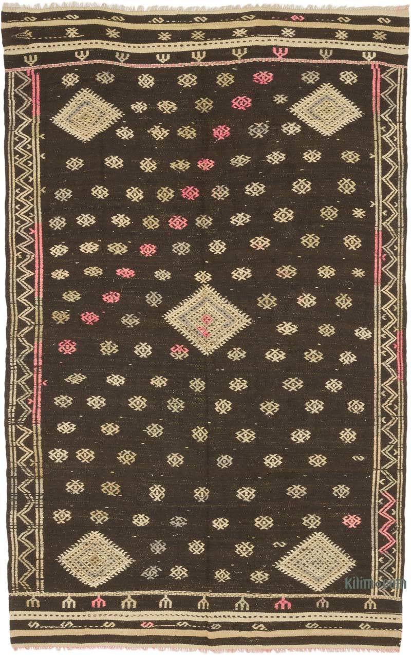 Vintage Anatolian Kilim Rug - 6' 1" x 9' 7" (73" x 115") - K0071013