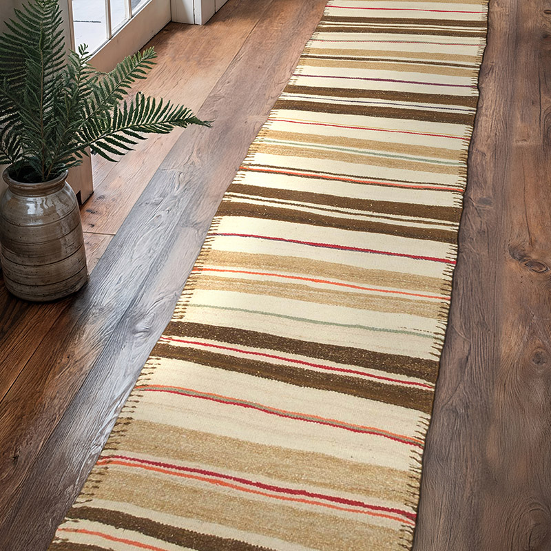 Kilim Vintage Turco de Pasillo - 82 cm x 395 cm - K0071017