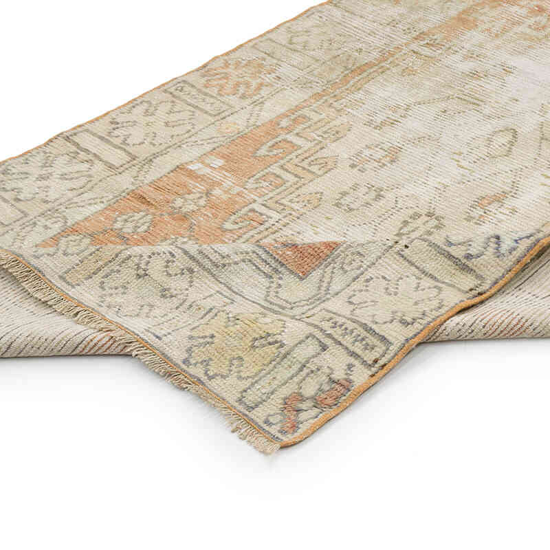 Vintage Turkish Hand-Knotted Runner - 3' 2" x 10' 5" (38" x 125") - K0071019
