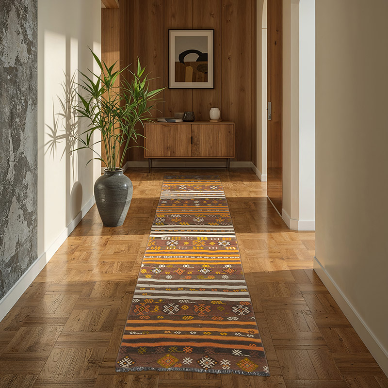 Anadolu Yolluk Kilim - 86 cm x 285 cm - K0071020