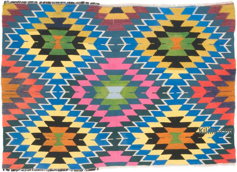 Alfombra Vintage Kilim Turca - 193 cm x 140 cm - K0071022