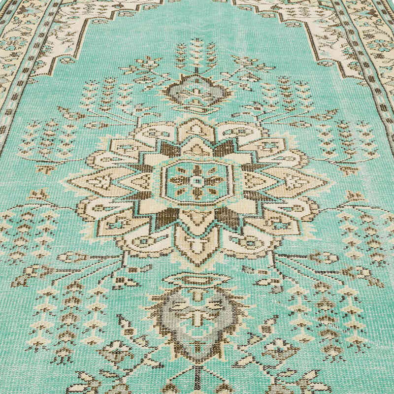 Alfombra Vintage Turca Anudada a Mano - 185 cm x 305 cm - K0071024