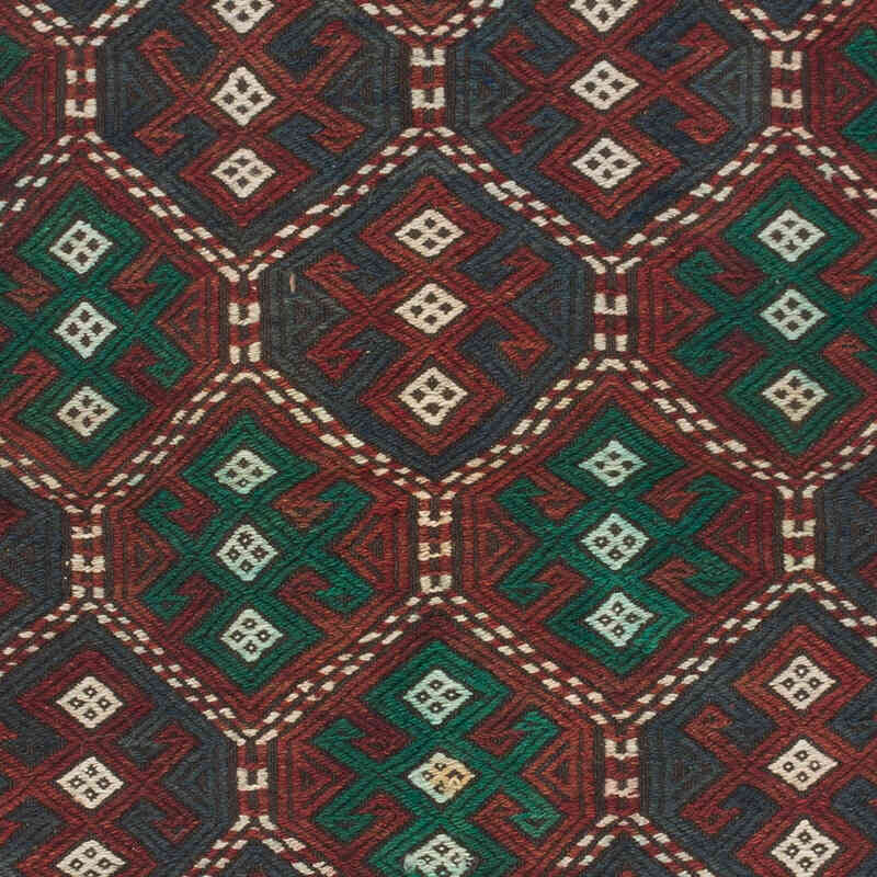 Vintage Anatolian Jijim Rug - 2' 7" x 3' 8" (31" x 44") - K0071028