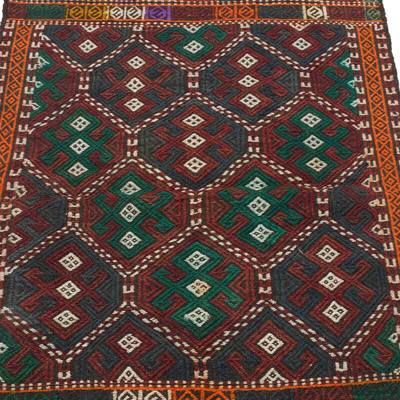Vintage Anatolian Jijim Rug - 2' 7" x 3' 8" (31" x 44") - K0071028