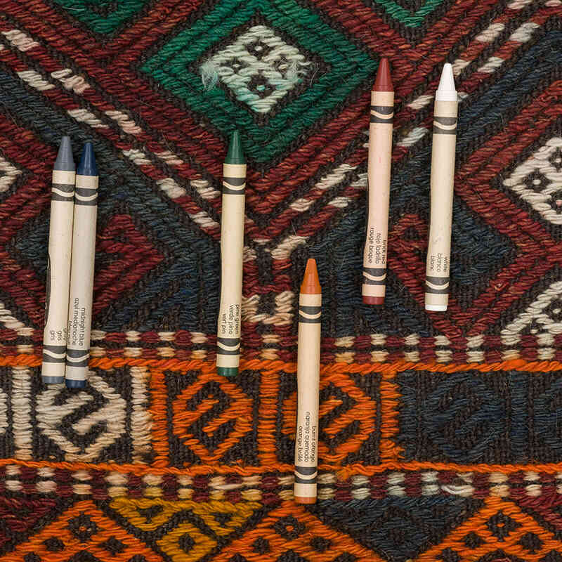 Vintage Anatolian Jijim Rug - 2' 7" x 3' 8" (31" x 44") - K0071028
