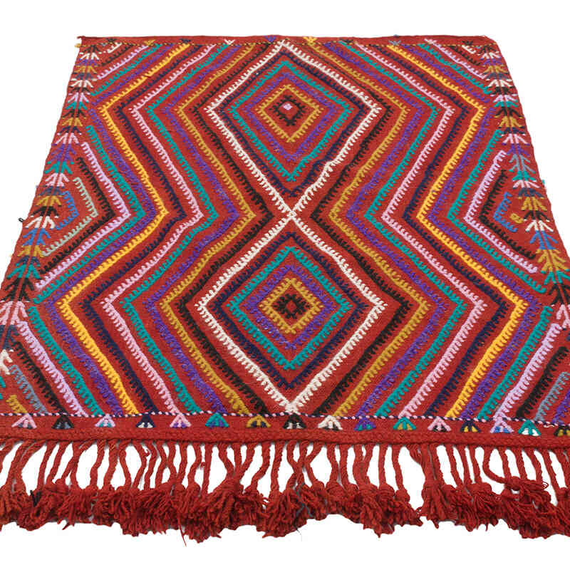 Vintage Anatolian Jijim Rug - 2' 10" x 3' 8" (34" x 44") - K0071031