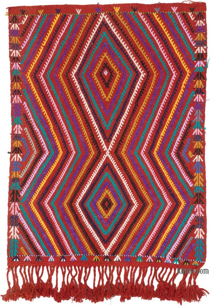 Vintage Anatolian Jijim Rug - 2' 10" x 3' 8" (34" x 44") - K0071031
