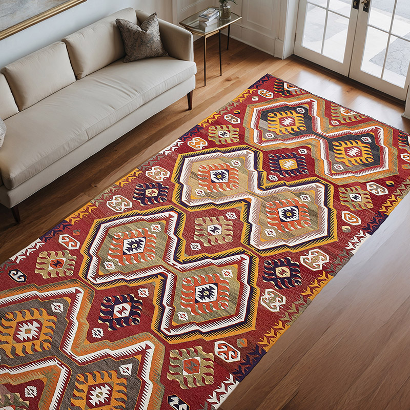 Alfombra Vintage Mut Kilim - 166 cm x 333 cm - K0071038